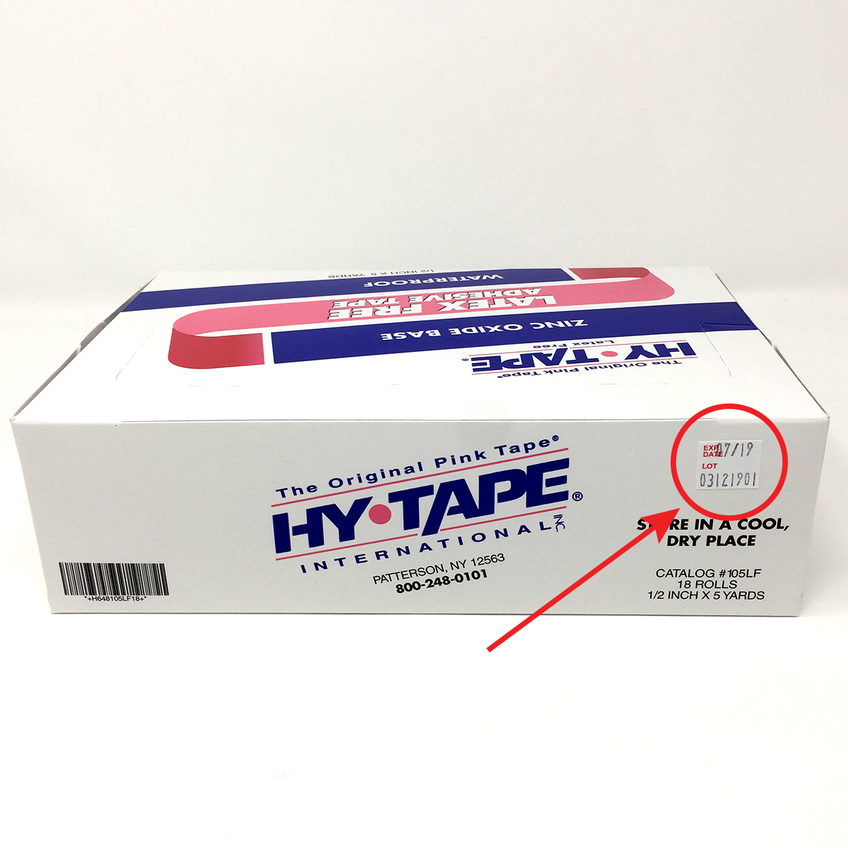 Hy-Tape - The Original Pink Tape - Zinc Infused Waterproof Medical Tape