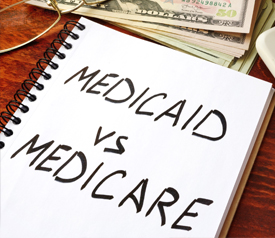 What are the differences between Medicare and Medicaid?
